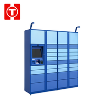 Écran tactile capacitif 10 points de 19 pouces, kiosque HT KDB-2A, équipement intelligent de service postal, casier à colis pratique