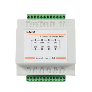 Acrel AMC16-DETT/AI 6 Channels -48VDC Power Monitoring Meter for Base Station with 4-20mA Analog output