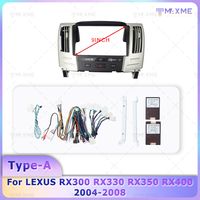 Maisimei bingkai pemutar DVD 9 inci baru untuk LEXUS RX300/RX330/RX350/RX400 2004-2008 Kit dasbor kontrol pusat navigasi Android
