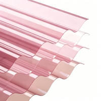Industrielle Polycarbonat-Wellplatten Transparente Kunststoffplatten UV-Beständig Wärmedämmend für Gewächshausabdeckungen