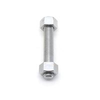 High Tensile ASTM A193 B7 Stud Bolt Thread Rod A194 2H Hex Bolts with 2 Heavy Black Hex Nuts