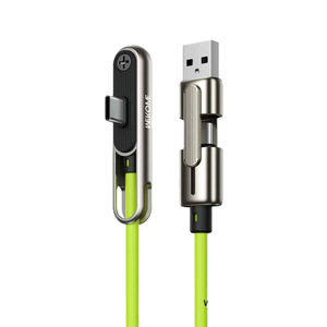 Cable de carga 5 en 1 de alta calidad al por mayor de fábrica, cable de carga USB retráctil de 1.2 m, cargador de coche con cable retráctil - Product Image 1