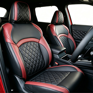 Fundas de Asiento de Cuero Personalizadas de Clase Ejecutiva para Vans de 5/7 Plazas, Juego Completo Impermeable para la Mayoría de los <span class=keywords><strong>Toyota</strong></span>, Nissan, KIA, Honda - Product Image 4