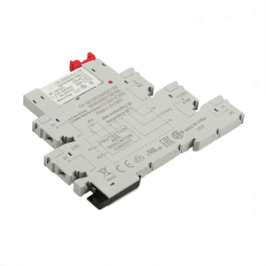 Relé de interfaz enchufable delgado CR-S024VADC1CRZ con zócalo, bobina de 24 V, 1 C/O SPDT 6 A / 250 V CA, terminales de resorte - Product Image 1