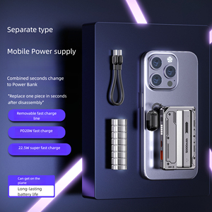 Sạc dự phòng khẩn cấp 22.5W PD sạc nhanh với pin thay thế được, cổng <span class=keywords><strong>USB</strong></span> QC3.0, đạt chứng nhận CE - Product Image 4