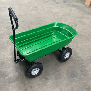 Chariot de jardin TC2145, chariot utilitaire, benne basculante, chariot à tirer, outil de plantation, pelouse, cour - Product Image 5