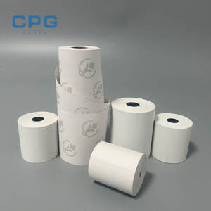 Rouleaux de papier thermique pour imprimante POS, papier de reçu premium, thermosensible, thermique direct, fourniture en vrac OEM, marque CPG, 80x80mm, haute qualité - Product Image 1