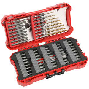 Dr. Giant 57-Piece Ratchet Screwdriver Set Plastic Box 196mm Electric Screwdriver Bits Tool Set - Product Image 2