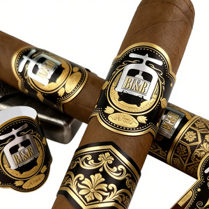 Bandas de Cigarros Personalizadas, Impermeables y Lujosas, con Papel Artístico Estampado en Oro y Impresión UV para Cigarros y Cigarrillos - Product Image 3