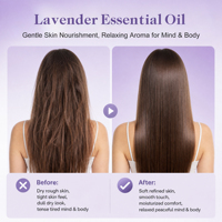 Bahan Alami dari Tumbuhan Minyak Esensial Lavender untuk Pertumbuhan Rambut Minyak Argan Cold Pressed Rosemary Minyak Esensial Lavender