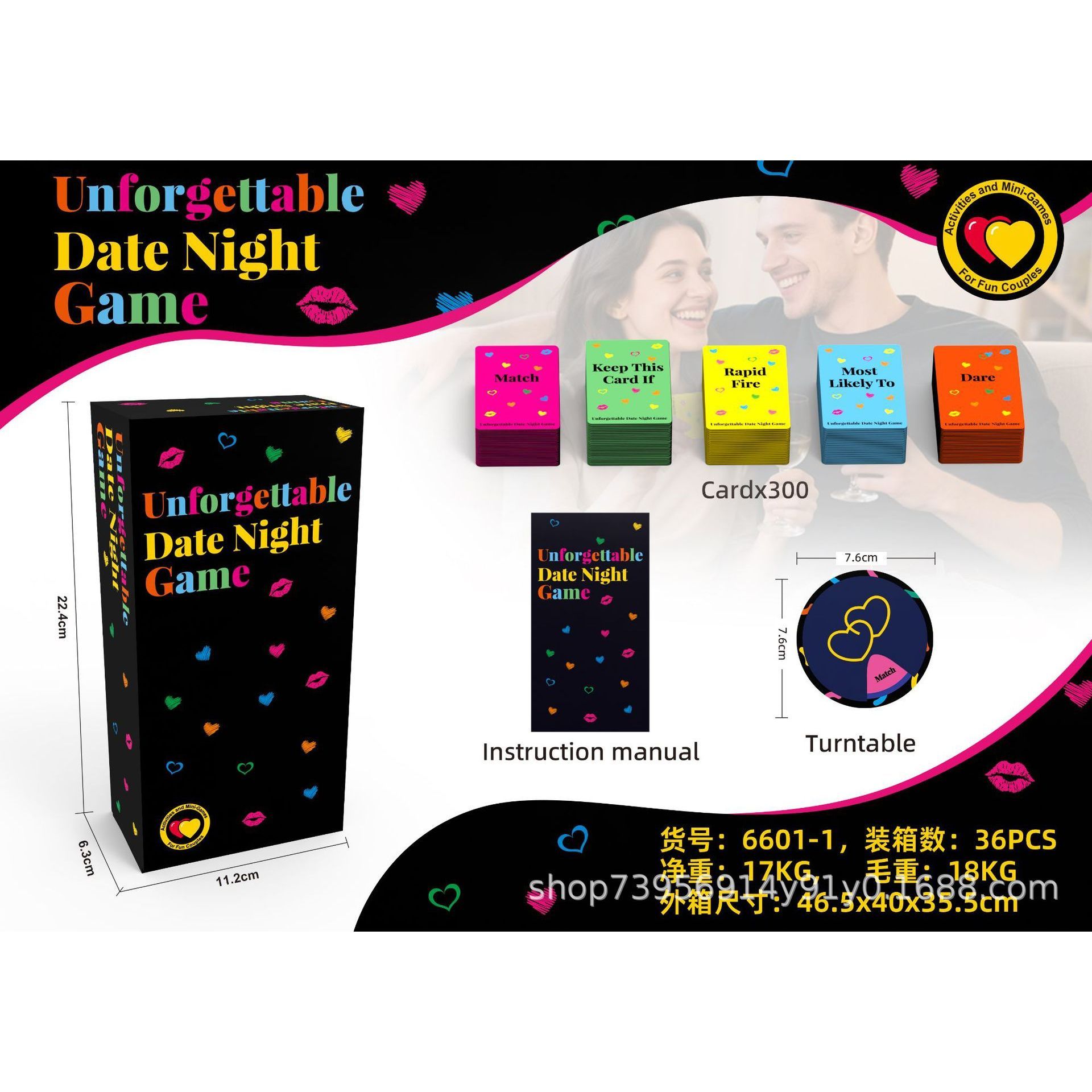 6601-1 Cartes de jeu [Vente en gros&nbsp;: 36 boîtes]