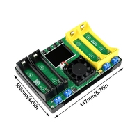 Probador de Capacidad de Batería de 4 Canales con Pantalla LCD Tipo C 18650+21700, Detector de Resistencia Interna de Batería de Litio para Pruebas de Baterías