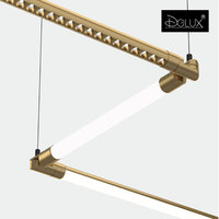 Système d'éclairage sur rail magnétique DGLUX DIY, éclairage sur rail linéaire long à LED COB, intensité réglable, couleur réglable, pour hôtel, commerce, espace de vie