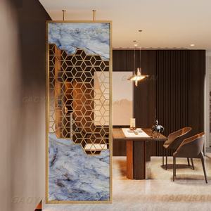 Ecrans de jardin décoratifs en métal de style design art déco en acier inoxydable 304 - Product Image 2