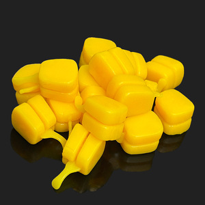 Lot de 25 leurres souples flottants artificiels parfumés de 1,2 cm pour la pêche à la carpe, 3 couleurs, pour method feeder - Product Image 3