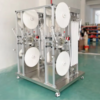 Machine automatique à grande vitesse pour la fabrication de tubes en papier pour stylos à bille, pour petits tubes avec deux types de porte-papier