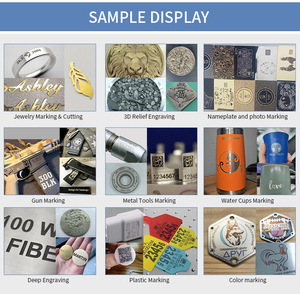 เครื่องทำเครื่องหมายเลเซอร์ PCB สำหรับเครื่องเงินทองสำริดเครื่องทำเครื่องหมายเลเซอร์แกะสลัก3D โลหะ100W - Product Image 6