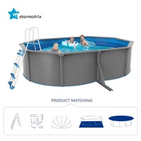 starmatrix SP493612B/BW überirdischer Pool moderner Outdoor-Überirdischer Pool hohe diy-Stahlwand Überirdischer Pool-Kit