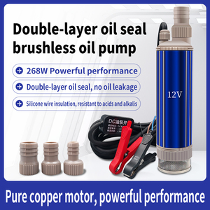 Moteur CC sans balais haute puissance <span class=keywords><strong>Pompe</strong></span> à <span class=keywords><strong>huile</strong></span> basse pression 12V/24V <span class=keywords><strong>Pompe</strong></span> de ravitaillement en carburant montée sur véhicule <span class=keywords><strong>Pompe</strong></span> submersible 75L/min - Product Image 3