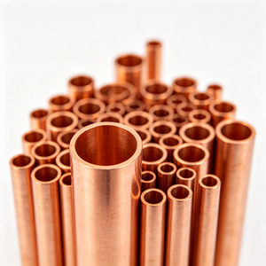 Tube en cuivre sans soudure à haute conductivité, tuyau rond en cuivre pour équipement électrique, barre de distribution conductrice, application industrielle liée - Product Image 1
