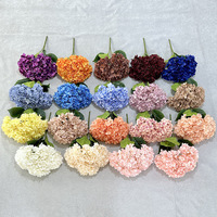5 Stengel Granaatappel Hortensia Handgemaakte Kunstbloem Bruiloft Decoratie Huisdecoratie Woonkamer Ornamenten Bloemendecoratie Restaurant Presentatie