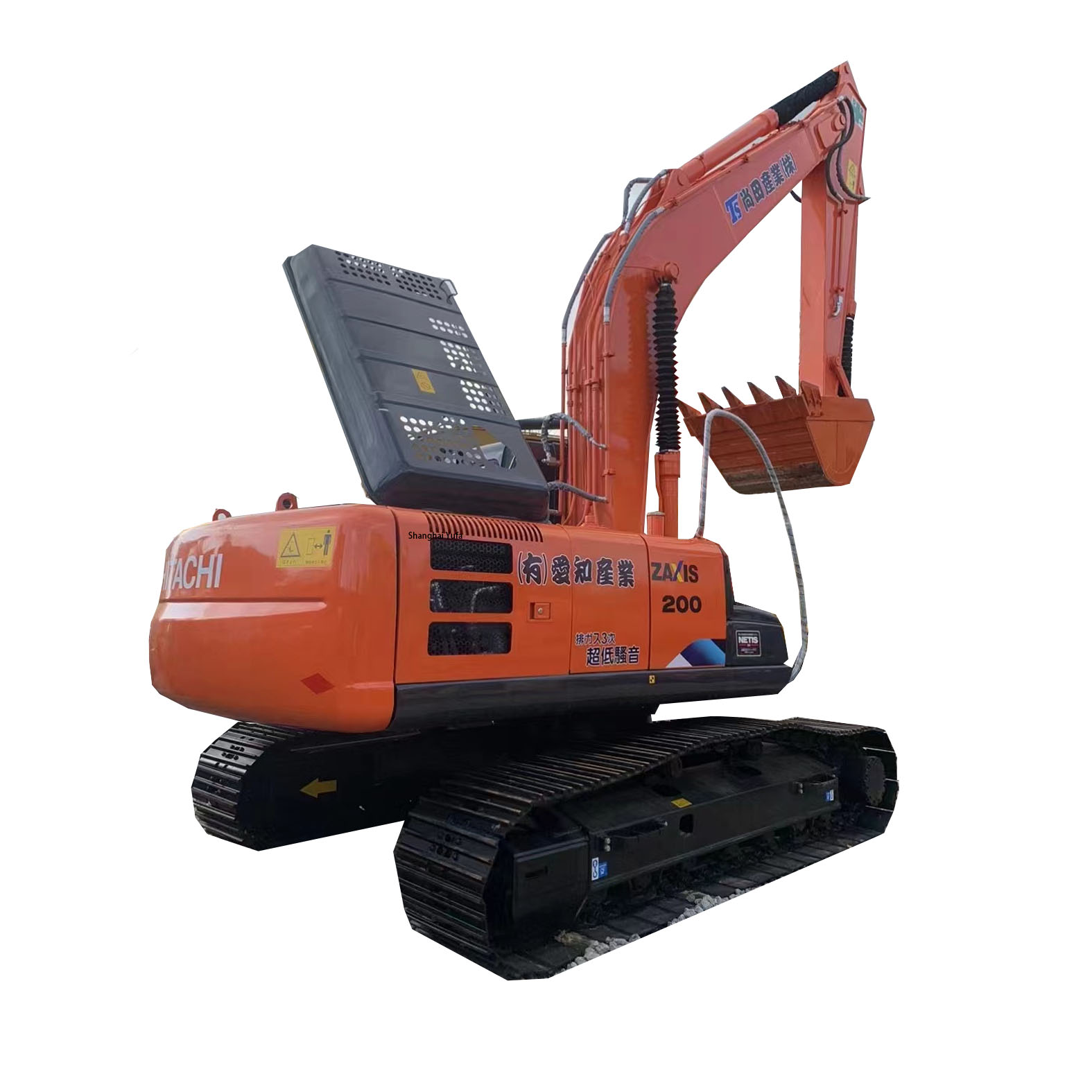 Japanese Excavator Second Hand Hitachi Zx200 Excavator With Low