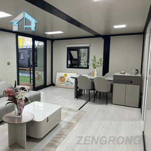 Maisons modulaires <span class=keywords><strong>Maison</strong></span> modulable préfabriquée Chine Conteneur vert portable à <span class=keywords><strong>vendre</strong></span> USA Villas préfabriquées Hous Cabin 2 Bedroom - Product Image 2