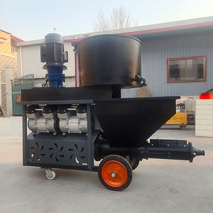 آلة رش قذائف الهاون المتنقلة بجهد مخصص ، آلة رش جدارية خرسانية ، ماكينات رش قذائف الهاون - Product Image 2