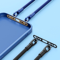 Cordon de téléphone ultra-fin en acier inoxydable avec double boucle, connecteur anti-perte durable, sangles de téléphone portable en métal, porte-clés