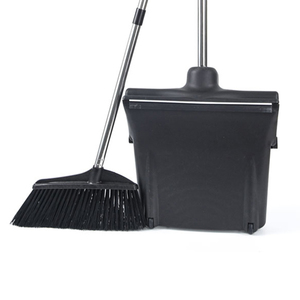 Herramientas de limpieza de suelo del vestíbulo del Hotel y Hospital, escoba de mango largo con recogedor de pie, cerdas suaves y cabezal de PP para uso doméstico - Product Image 6