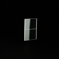 Plaque de verre optique en saphir, haute dureté, résistante aux rayures, revêtement antireflet, taille personnalisée