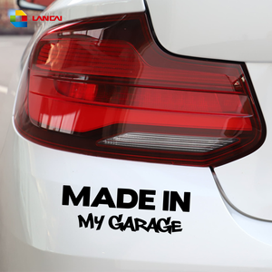 En mi garaje pegatinas de la motocicleta del coche cuerpo Etiqueta de etiqueta personalizada - Product Image 3