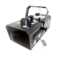 Mesin Salju Buatan Natal Halloween 1800W Laser Remote Control Sumber Listrik untuk Pernikahan Pesta Acara Panggung DJ