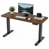 Bureau debout électrique réglable à moteur unique, ergonomique, résistant à l'eau, en métal, moderne, facile à assembler, durable