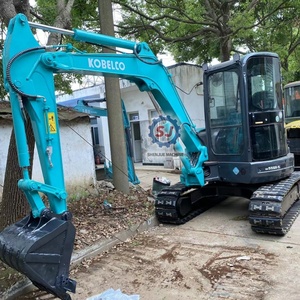 Excavadora Kobelco SK55 SK55SR Usada, Mini Excavadora Original Usada SK55 de 5.5 Toneladas, SK50 de 5 Toneladas, Mini Excavadora Japonesa de Segunda Mano con Certificación CE/EPA - Product Image 4