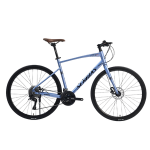 <span class=keywords><strong>Bicicleta</strong></span> <span class=keywords><strong>de</strong></span> <span class=keywords><strong>carretera</strong></span> <span class=keywords><strong>de</strong></span> aleación <span class=keywords><strong>de</strong></span> aluminio <span class=keywords><strong>de</strong></span> velocidad variable 700C con freno <span class=keywords><strong>de</strong></span> disco doble y <span class=keywords><strong>manillar</strong></span> <span class=keywords><strong>recto</strong></span> para hombres y mujeres adultos - Product Image 1