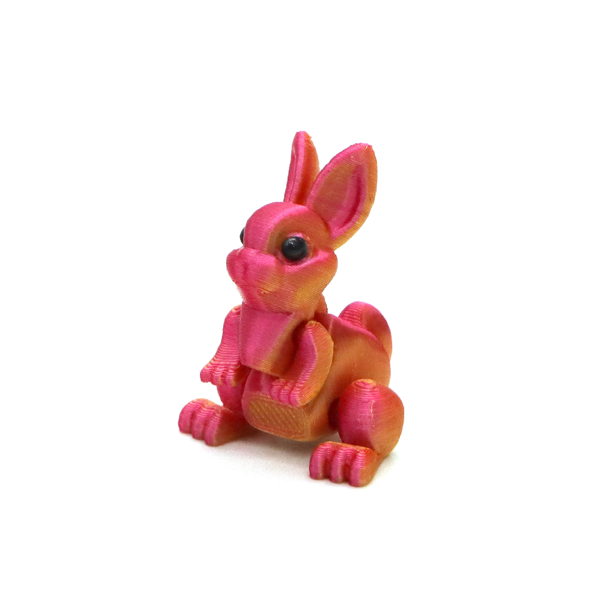 4cm  hinge rabbit-red-gold gradient