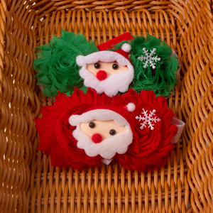 ที่คาดผมเด็กซานตาคลอสดอกไม้ที่คาดผมเด็กใหม่อุปกรณ์ตกแต่งผมเด็กสำหรับเทศกาลคริสต์มาสยุโรปและอเมริกา - Product Image 3