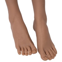 Vente directe usine : Modèle de pieds en silicone souple couleur chair, faux pieds pour salon de manucure, accessoires de photographie pour nail art DIY