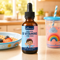 Gouttes liquides de complexe B pour enfants 30 ml, supplément de vitamines B12, B6, B9 méthyliées pour enfants, vente en gros OEM