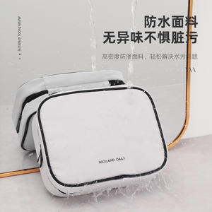 Niceland Daily Neceser para hombre de gran capacidad, impermeable, organizador de viaje portátil para productos esenciales para el cuidado de la piel y el aseo - Product Image 3