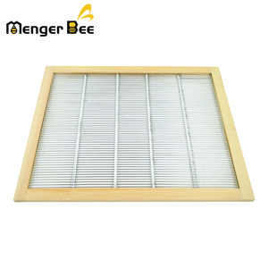 Nuevo excluidor de abeja reina Menger Bee (modelo de acero y madera galvanizada) para colmena Langstroth: separa eficientemente la colmena Queens - Product Image 3