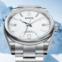 Bonest Gatti Saphirglas Automatische Mechanische Uhr Luxus Edelstahlgehäuse Doppelschichtiges Leuchtzifferblatt Herren BG8015
