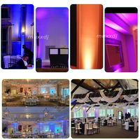 Dj professionnel allume 4x18w RGBWA + UV 6in1 Club Uplights batterie sans fil DMX IRC contrôle Led Par lumière pour fête Club hôtel