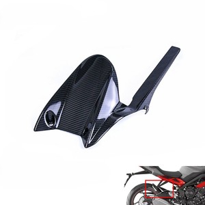 บังโคลนหลังคาร์บอนไฟเบอร์ 3K สำหรับ Triumph Street Triple 765 RS 2017-2025 บังโคลนหลังมอเตอร์ไซค์ - Product Image 1