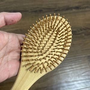 Cepillo de Bambú para Limpiar el Cabello, Antiestático, Desenredante, con Cojín - Product Image 5