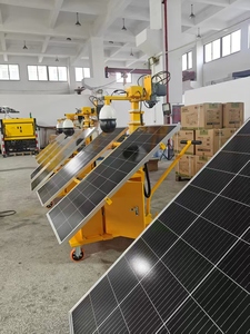เสาไฟโซลาร์เคลื่อนที่แบบปรับแต่งได้ มาตรฐาน IP66 รองรับไฟฟ้า 220V พร้อมแบตเตอรี่สำรอง ใช้พลังงานแสงอาทิตย์ + เครื่องกำเนิดไฟฟ้า สำหรับการตอบสนองฉุกเฉิน - Product Image 1