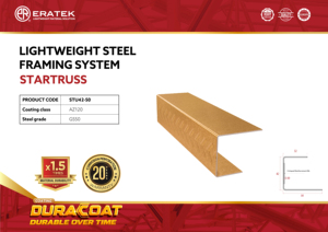 ระบบการทำฟาร์มเหล็กเวียดนามเคลือบดูราโค้ทเกรด G550น้ำหนักเบามาตรฐาน JIS ใหม่ - Product Image 3