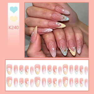 Juego <span class=keywords><strong>de</strong></span> 30 <span class=keywords><strong>Uñas</strong></span> Postizas Removibles <span class=keywords><strong>de</strong></span> Estilo Elegante, <span class=keywords><strong>Uñas</strong></span> Francesas <span class=keywords><strong>de</strong></span> ABS con Perlas y Diamantes, <span class=keywords><strong>Uñas</strong></span> Postizas Suaves para los Dedos, 30 Piezas - Product Image 2