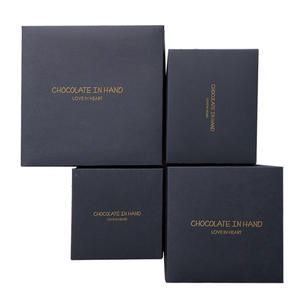 Boîte <span class=keywords><strong>cadeau</strong></span> créative blanche, noire et <span class=keywords><strong>chocolat</strong></span>, avec insert en papier à 9, 12, 16 ou 25 compartiments, boîte coulissante pliable pour l'emballage alimentaire - Product Image 5